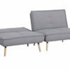 Диван - кровать Avn- AMBER Light Grey Linen в светло-сером цвете 