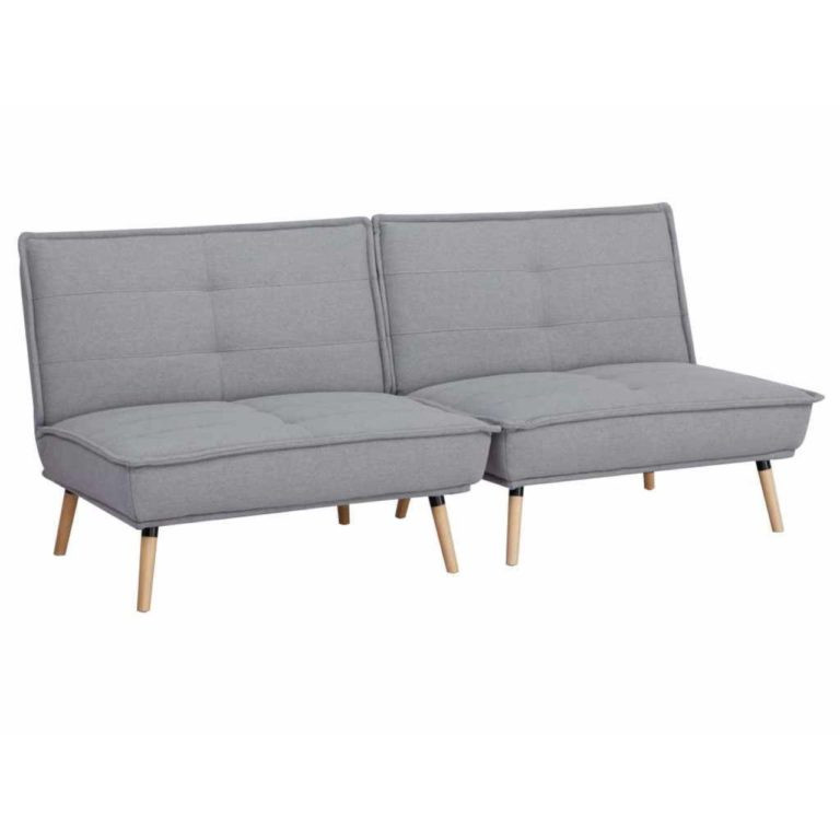 Диван - кровать Avn- AMBER Light Grey Linen в светло-сером цвете 