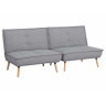 Диван - кровать Avn- AMBER Light Grey Linen в светло-сером цвете 