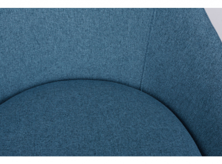 Стул поворотный NL- TOLEDO (ткань рогожка) синий