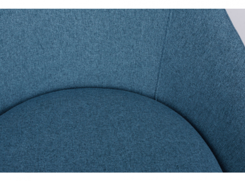 Стул поворотный NL- TOLEDO (ткань рогожка) синий