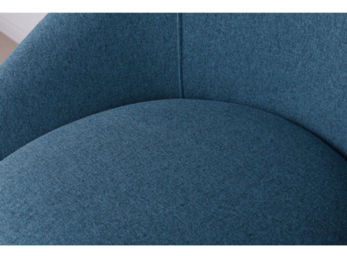 Стул поворотный NL- TOLEDO (ткань рогожка) синий