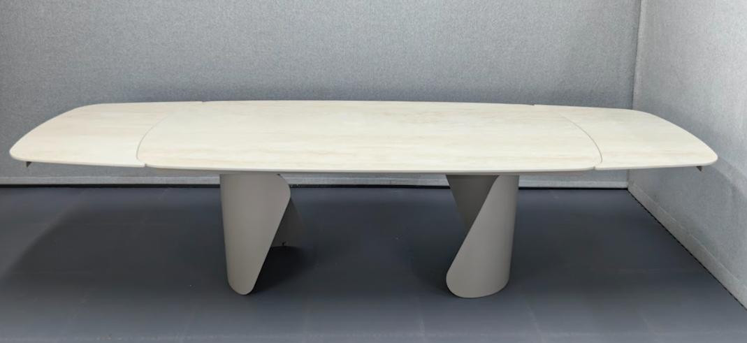 Стол раскладной TOP- Опера травертин/ ноги тауп 2 м