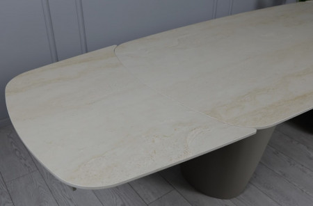 Стол раскладной TOP- Опера травертин/ ноги тауп 2 м