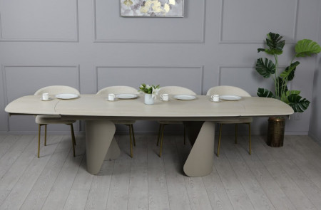 Стол раскладной TOP- Опера травертин/ ноги тауп 2 м