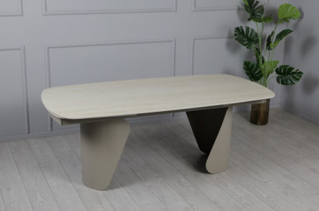 Стол раскладной TOP- Опера травертин/ ноги тауп 2 м