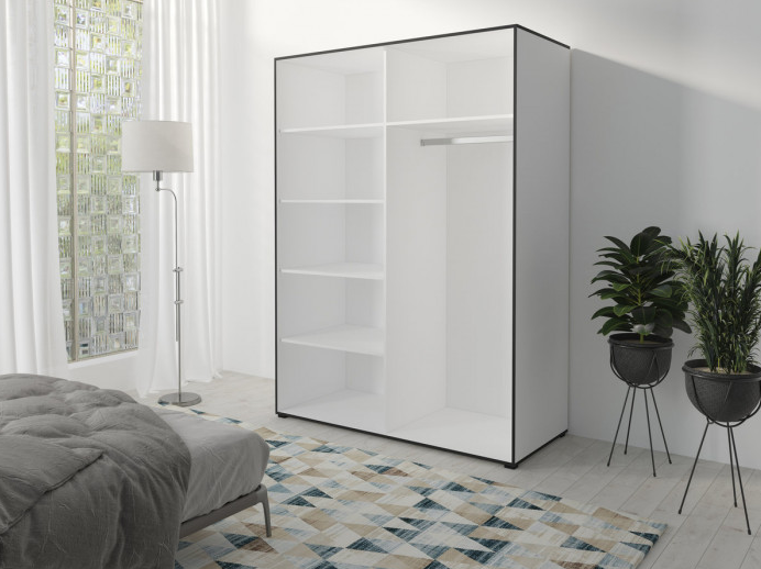 Шкаф-купе Signal OSLOI 180 180х206х65 белый / черный