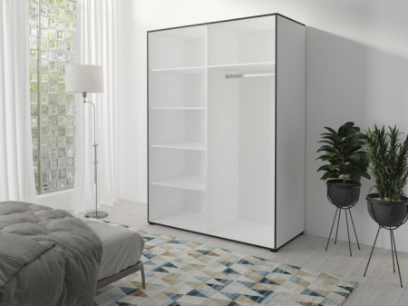 Шкаф-купе Signal OSLOI 180 180х206х65 белый / черный