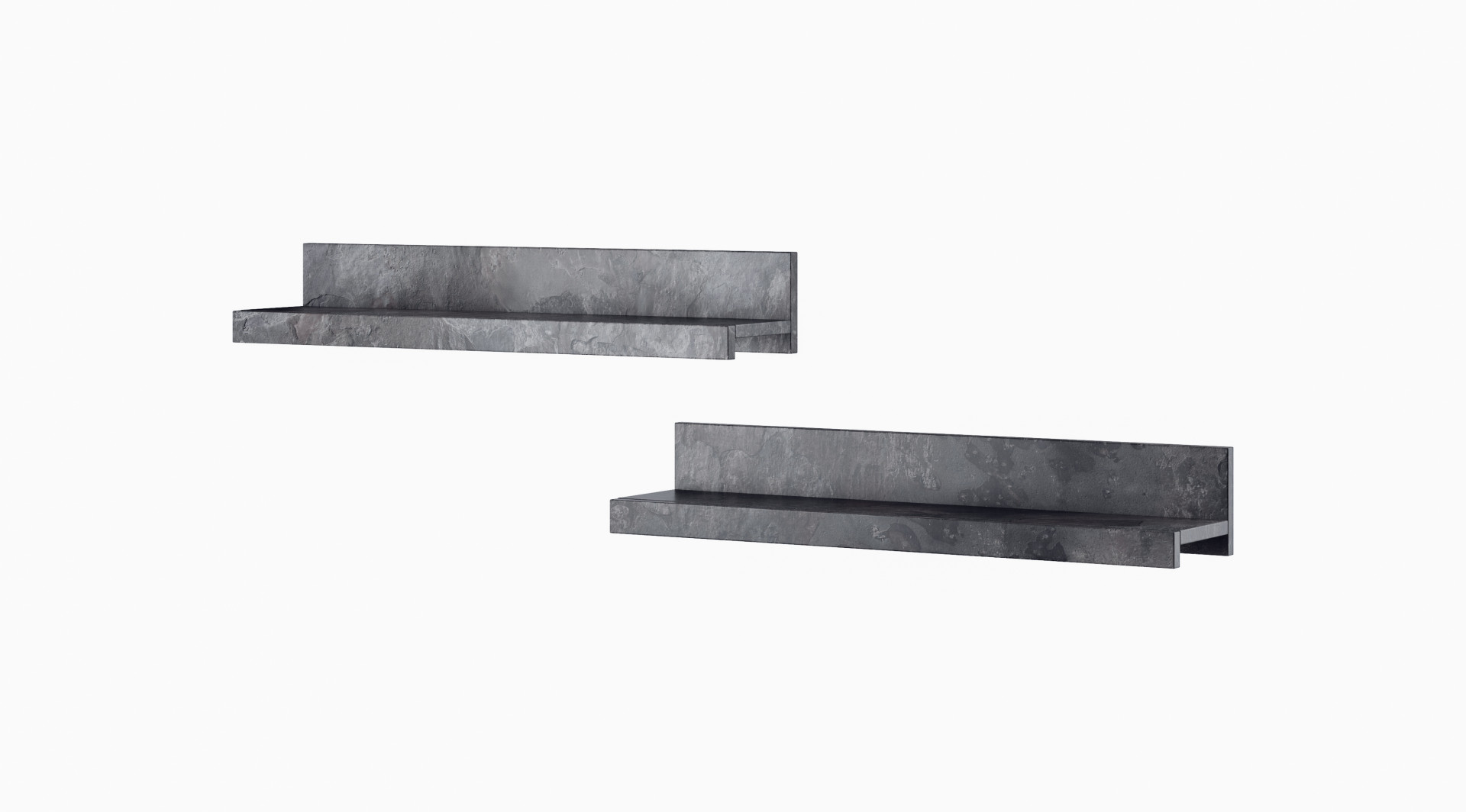 Полка навесная 2 шт Helvetia INDIA 24B0DE01 (шиффер)