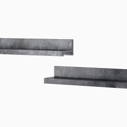 Полка навесная 2 шт Helvetia INDIA 24B0DE01 (шиффер)