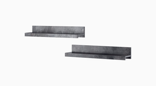 Полка навесная 2 шт Helvetia INDIA 24B0DE01 (шиффер)