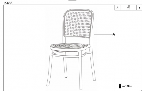 Стул Halmar K-483