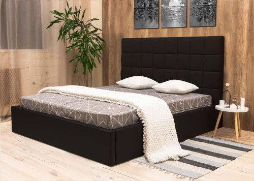 Кровать мягкая двуспальная с подъемным механизмом COR- Скарлет 