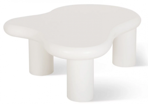 Стол кофейный CRV- Cloud, Ivory gleam(светло-бежевый)