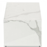 Стол кофейный CRV- Block, White marble finish 80*40 см,белый