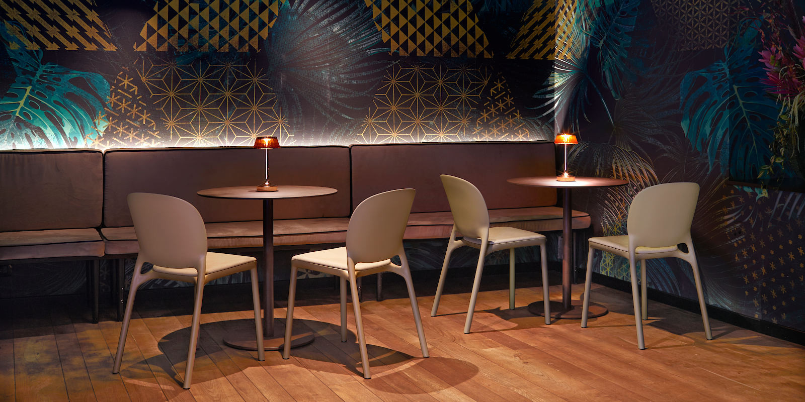 База для стола VLL- SCAB Tiffany H73 (черный; коричневый)