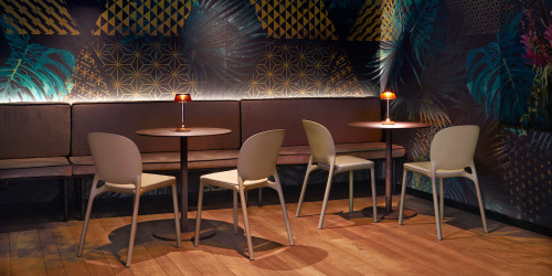 База для стола VLL- SCAB Tiffany H73 (черный; коричневый)