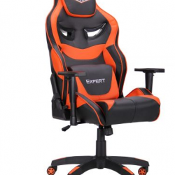 Кресло компьютерное MFF- VR Racer Expert Genius черный/оранжевый