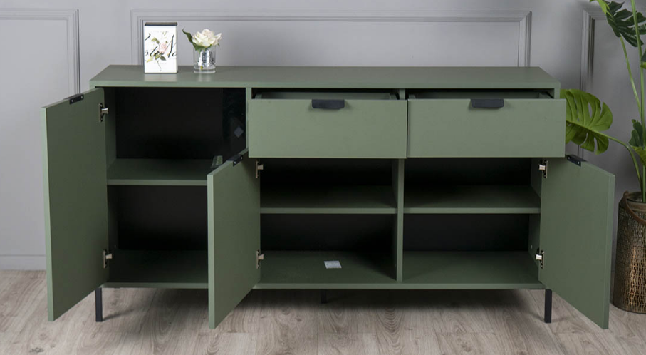 Комод широкий TOP- LAGOM Нео дымчатый зеленый купить по цене 11200 грн ...