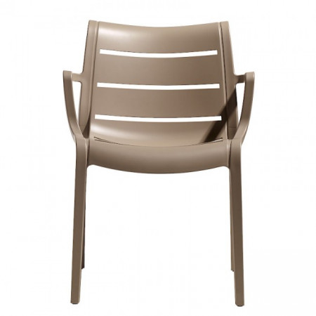 Стул с подлокотниками VLL- SCAB SUNSET (белый, тортора)