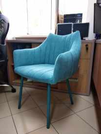 Кресло мягкое NL- Bonn (Бонн) голубой