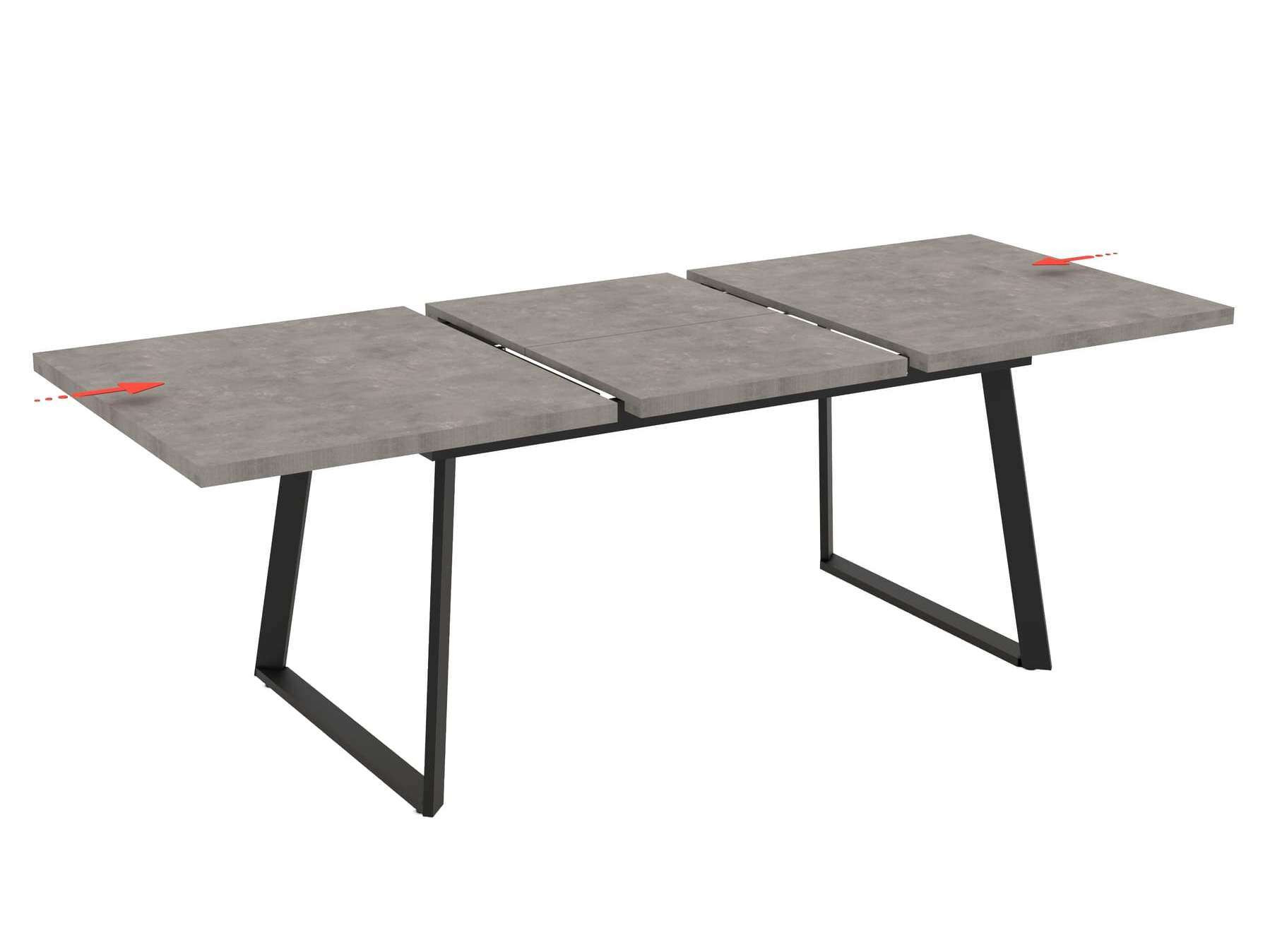 Стол раздвижной Avn- LAVINYA 170-230x90 Retro Silver