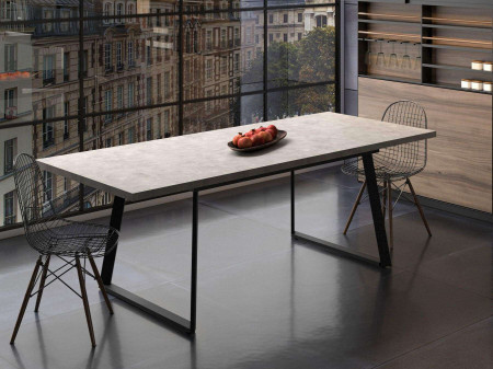 Стол раздвижной Avn- LAVINYA 170-230x90 Retro Silver
