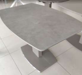 Стол обеденный модерн EXI- Милан-1 (керамика, brown glatt)