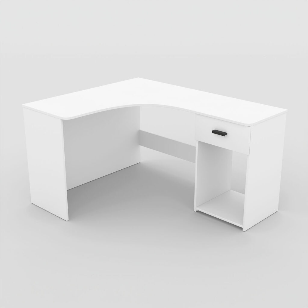 Угловой стол Helvetia CORNER 2497LU03 (белый)