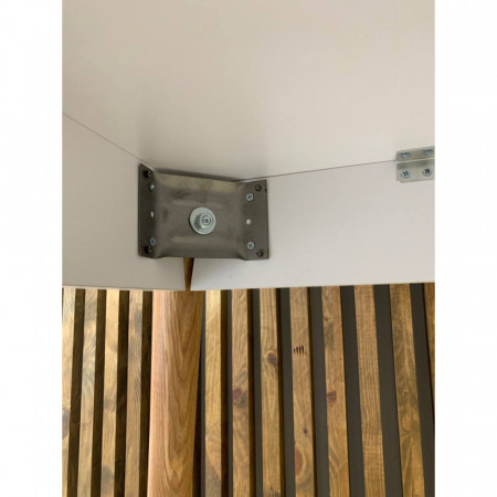 Обеденный стол круглый Майами-1 деревянные ножки дуб Аппалачи (LION-041150)