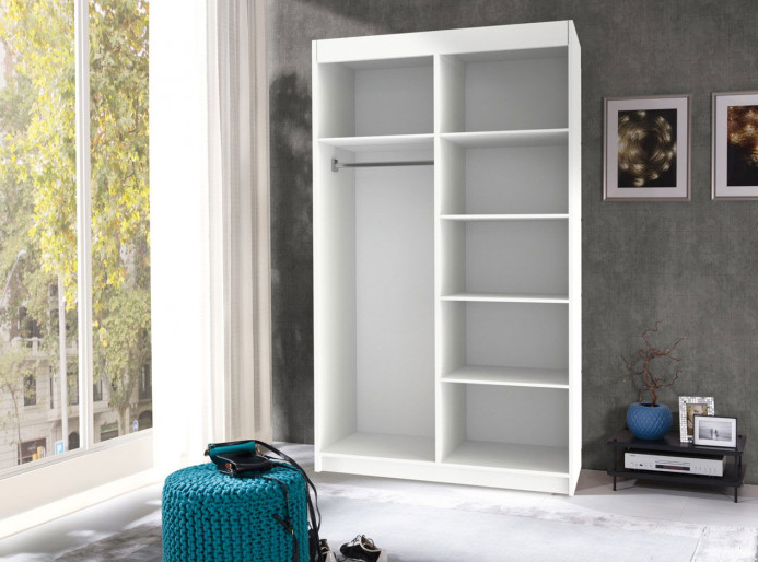 Шкаф-купе Signal KARO 100 100х216х60 белый / белый