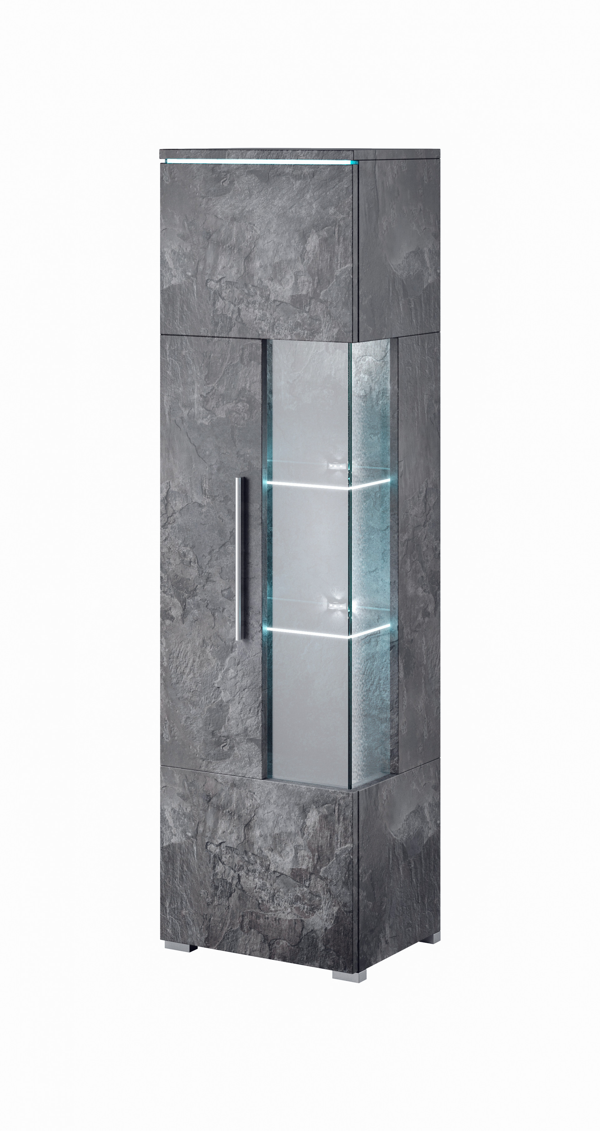 Витрина в гостиную Helvetia INDIA 24B0DE05 (шиффер)