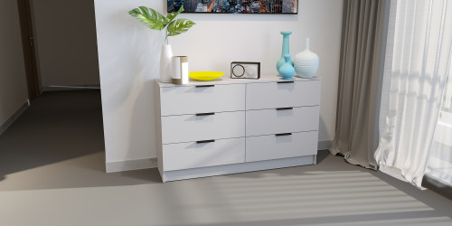 Комод на 6 ящиков ViA- Сити 1