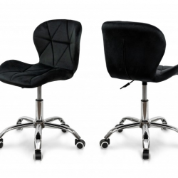 Стул компьютерный BIO- Рокки (Велюр Черный)  