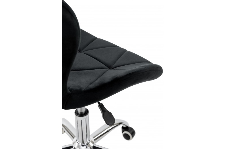 Стул компьютерный BIO- Рокки (Велюр Черный)  