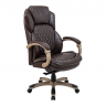 Кресло офисное  RCH- Премио комплектация ВЛ Вещь кожа сплит Темно- коричневая