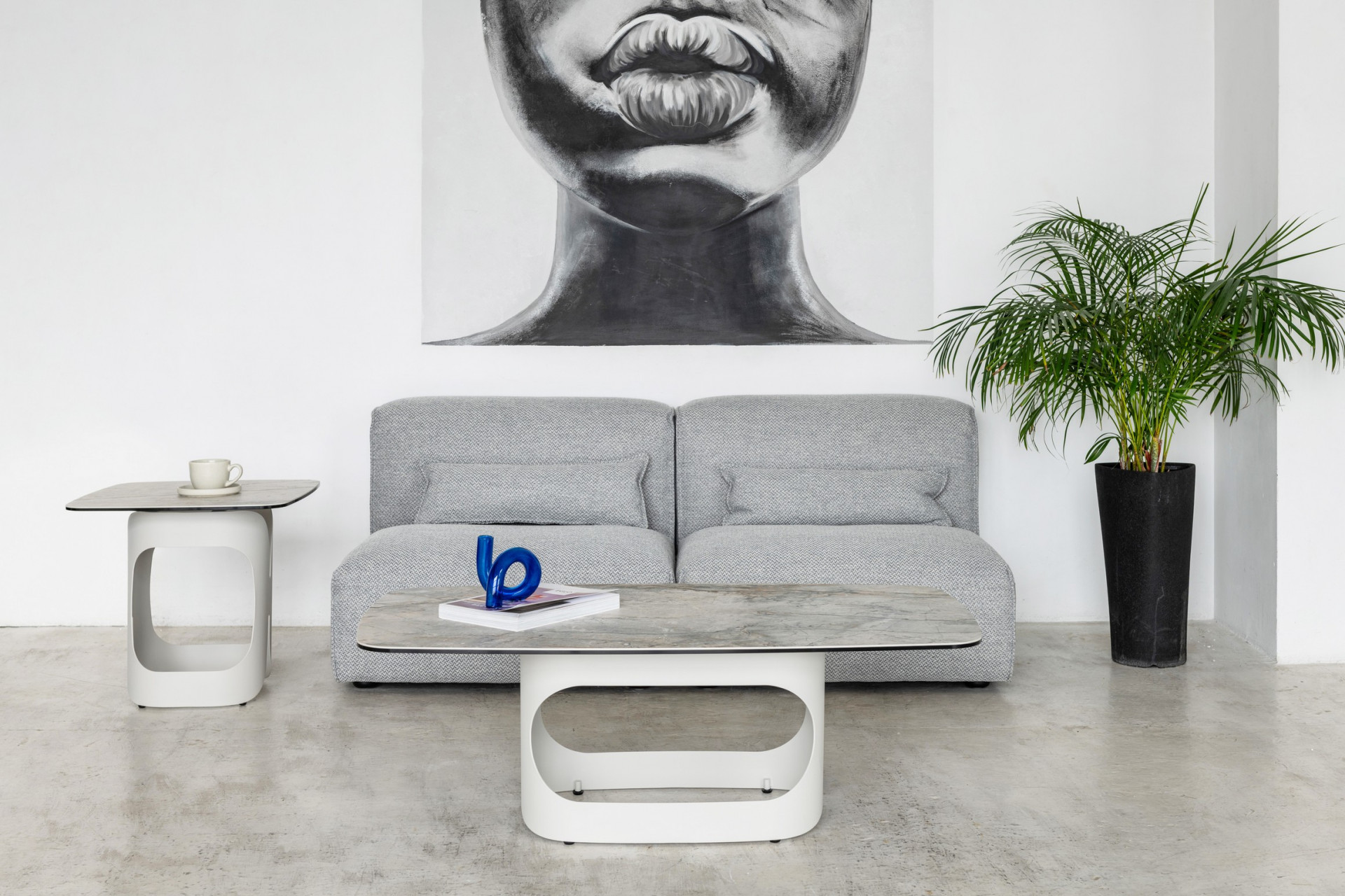 Стол кофейный VTR- Арно (сильвер ривер/айвори)