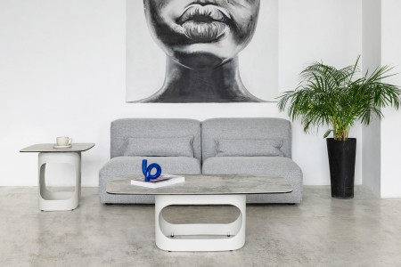 Стол кофейный VTR- Арно (сильвер ривер/айвори)