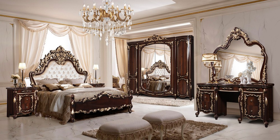 Спальня классика SLN- Афина (белый,шоколад)