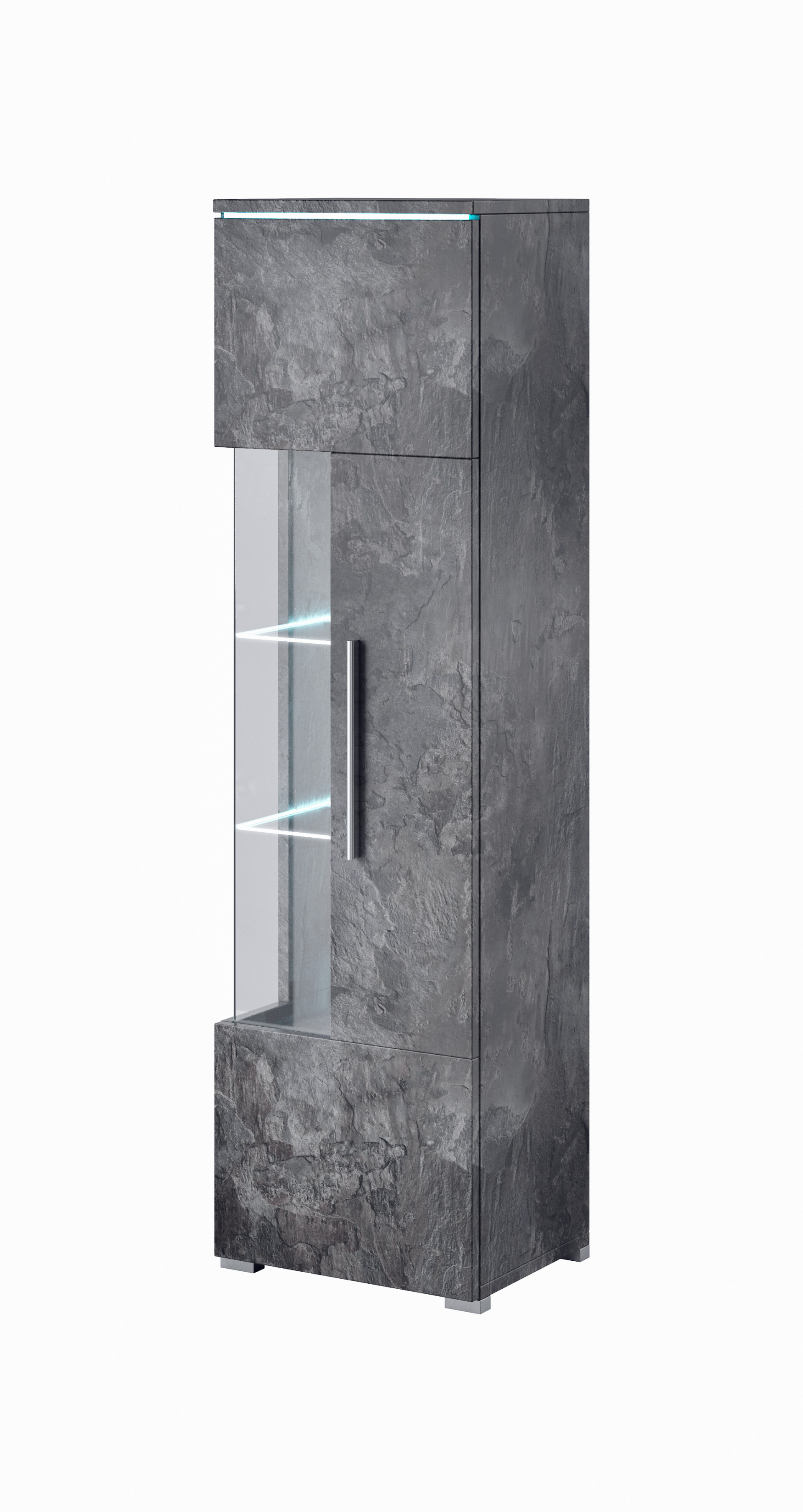 Витрина в гостиную Helvetia INDIA 24B0DE06 (шиффер)