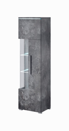 Витрина в гостиную Helvetia INDIA 24B0DE06 (шиффер)