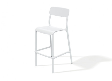 Барный стул уличный VLL- FERNE Remo (коричневый, белый, кирпичный)