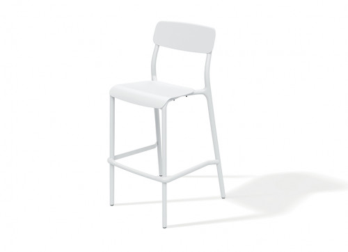 Барный стул уличный VLL- FERNE Remo (коричневый, белый, кирпичный)