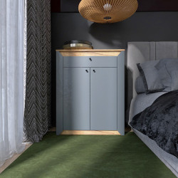 Тумба- комод EVR- Нордик-800 дуб крафт золотой + фасад графит