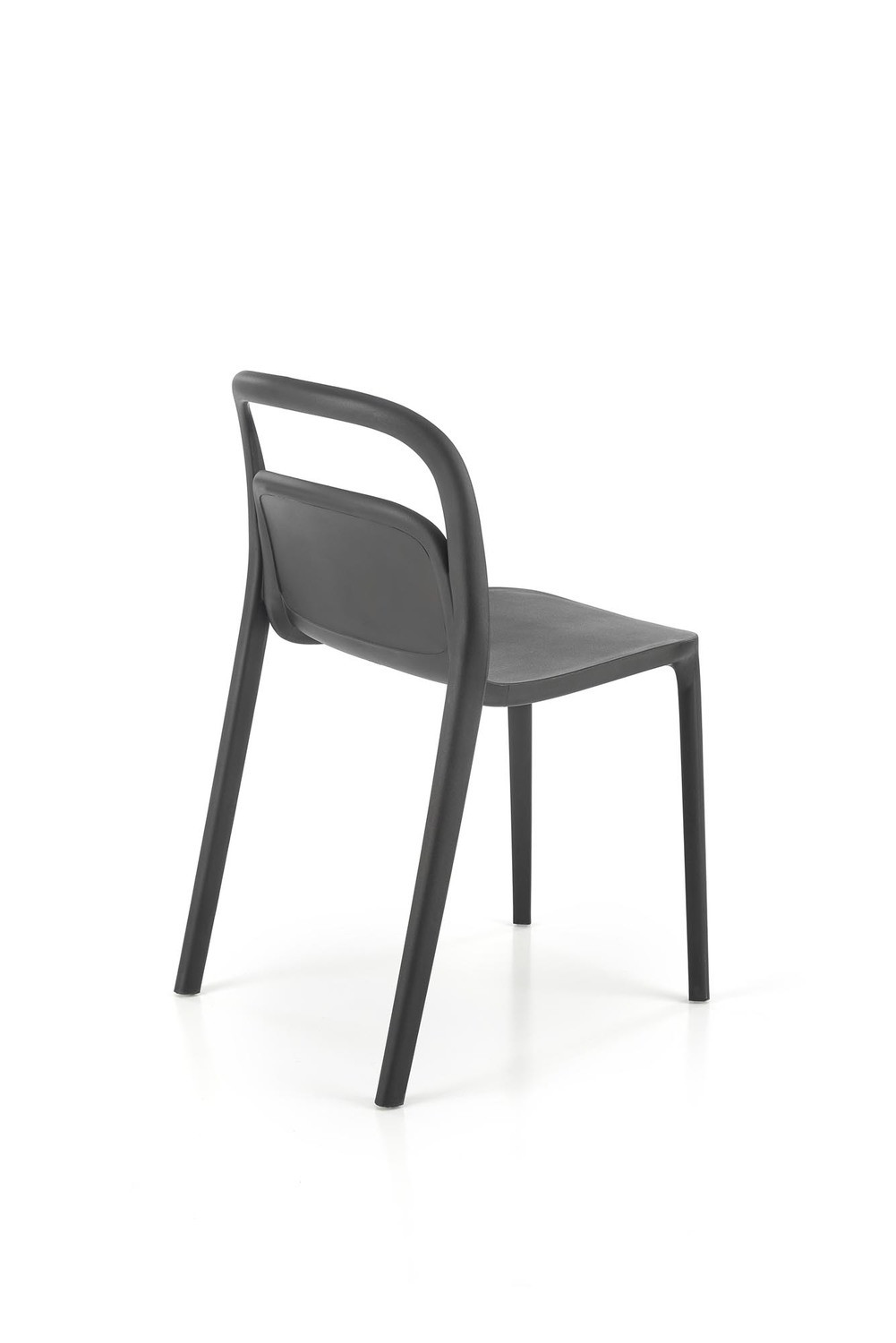 Комплект обеденный Halmar стол RINGO + 2 черных и 2 серых кресла K490 
