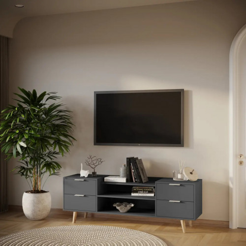 Тумба под телевизор 54х160х40 см KOD- Тумба ТВ-Хюгге