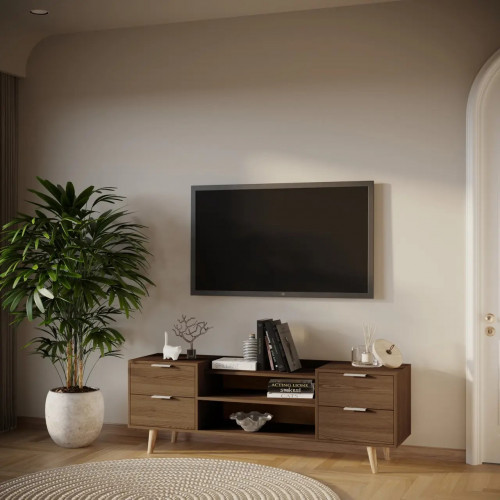 Тумба под телевизор 54х160х40 см KOD- Тумба ТВ-Хюгге