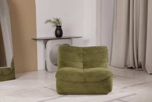 Бескаркасное кресло VTR- Техас (Зеленый мох)     