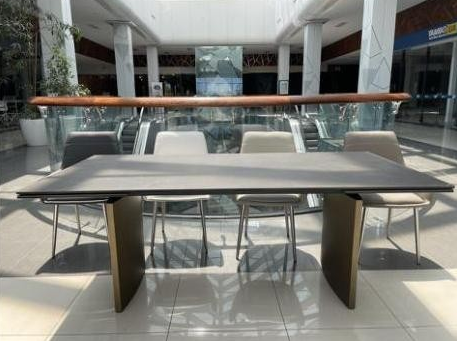Стол обеденный модерн NL- HAMILTON 200 (Темно-серый)    