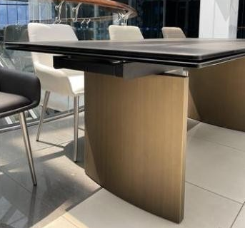 Стол обеденный модерн NL- HAMILTON 200 (Темно-серый)    